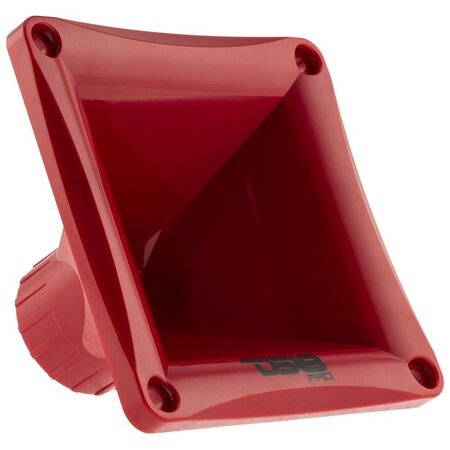 Ds18 PRO Twist On 1" 45x45° 2.68" Depth Plastic Horn Red PRO-H44/RD